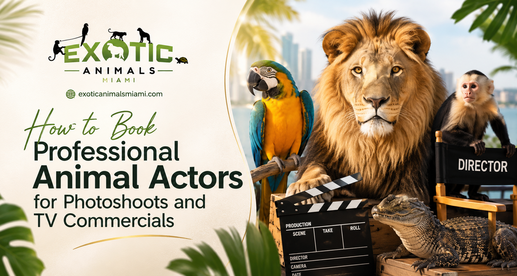 Hire Animal Actors & Exotic Animals for Film Production
